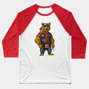 Bear biker Baseball T-Shirt